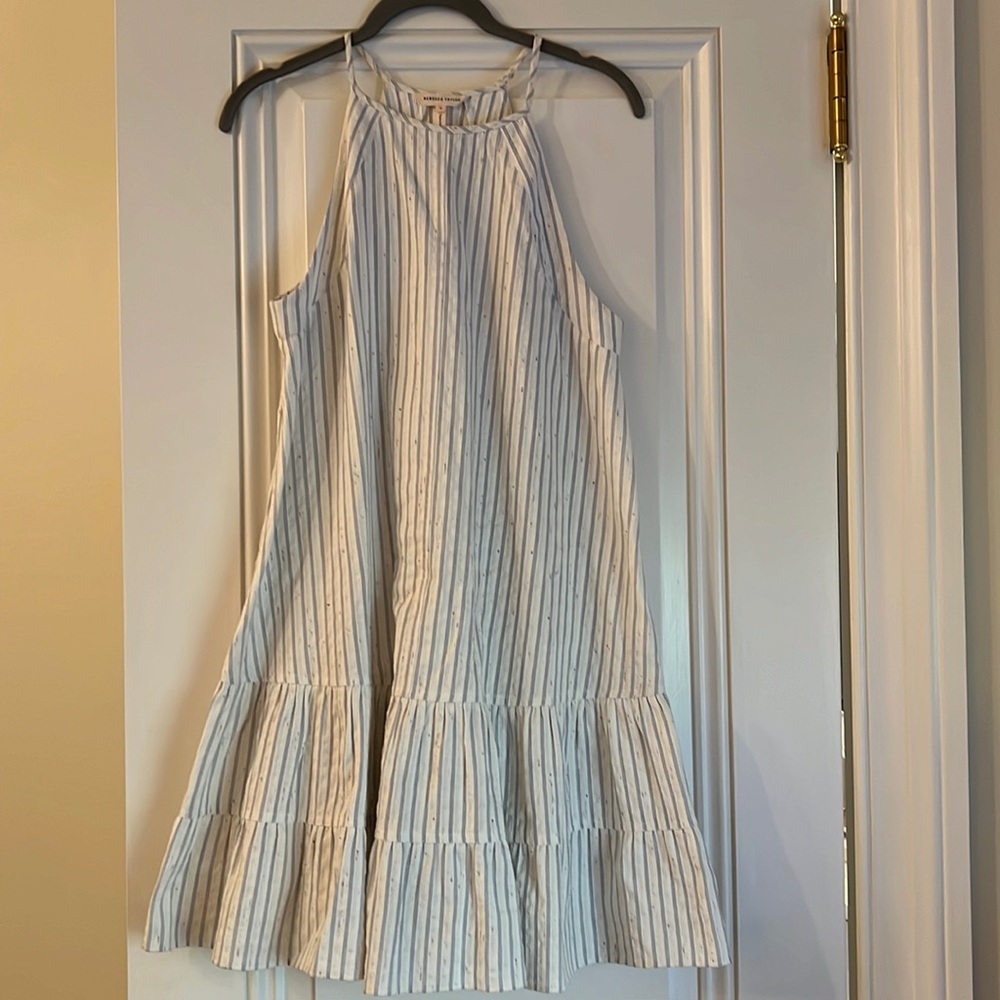 Rebecca Taylor Multi color stripes Dress size 2 - Picture 3 of 12